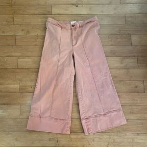 Anthropologie Chino cropped pants